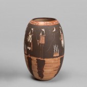 IDA SAHMIE, FIGURATIVE POT, 20