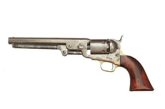 ID'D COLT MODEL 1851 NAVY REVOLVER.