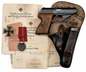*ID'd WWII Mauser HSC Pistol w
