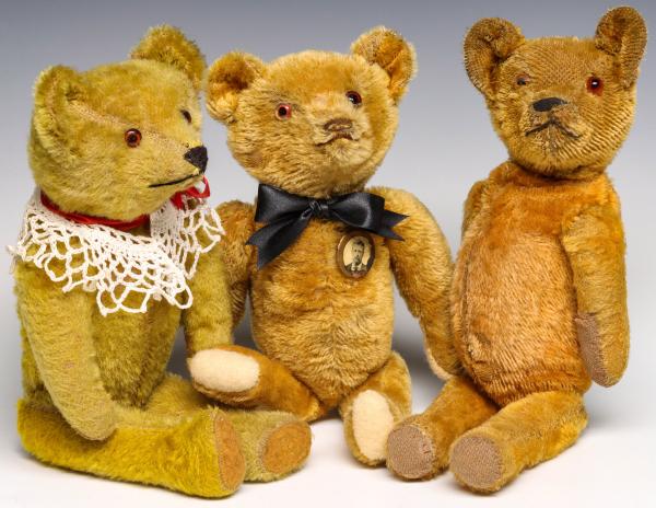 IDEAL AND OTHER GOLD MOHAIR TEDDY
