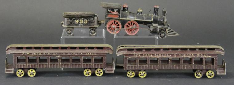 IDEAL CAST IRON FLOOR TRAIN Black