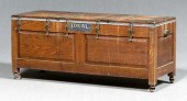 "Ideal" oak lift-top cooker, t