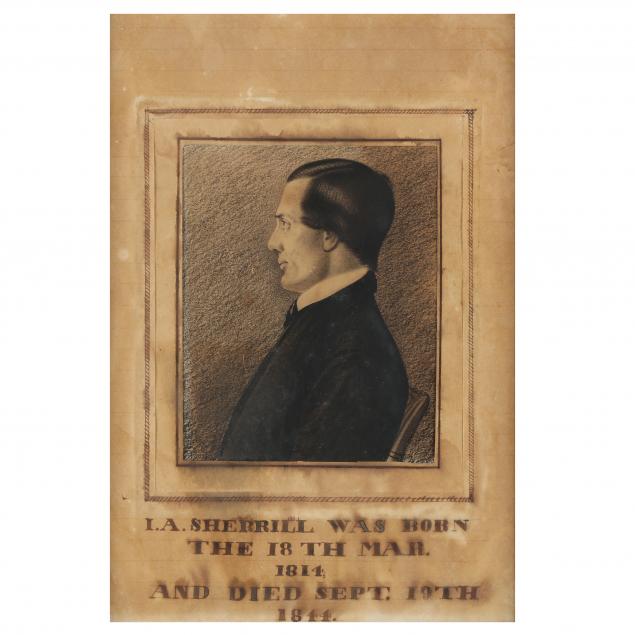 IDENTIFIED 19TH CENTURY PORTRAIT OF