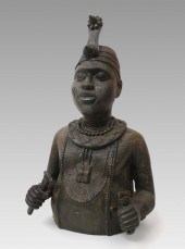 IFE AFRICAN METAL FIGURE SCULP
