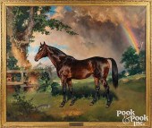 IGNAC KONRAD OIL ON CANVAS OF