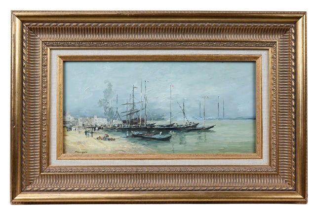 IGOR CHEVTSOV OIL ON BOARD PAINTING