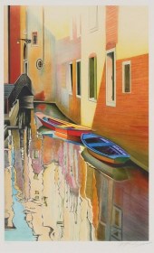 IGOR MEDVEDEV LITHOGRAPH VENIC