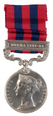 IGS BURMA 1887 - 89 TO SEPOY T