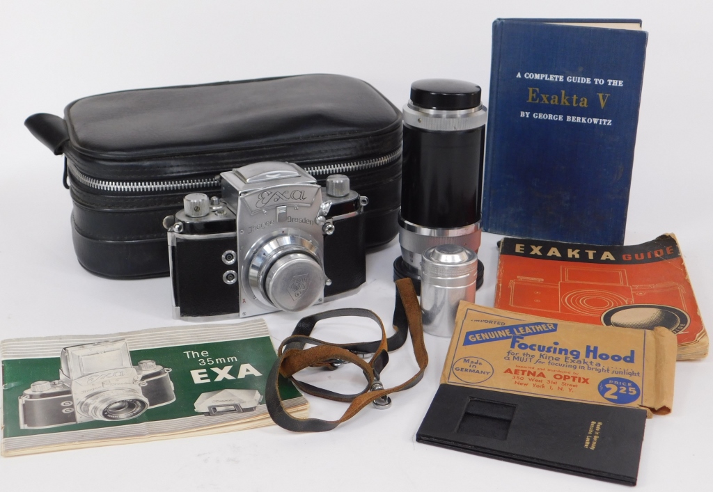 IHAGEE EXA SLR CAMERA WITH 2 LENSES