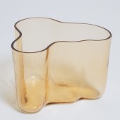 Iittala 'Savoy' Pale Amber Gla