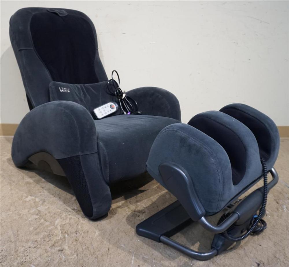 IJOY BLUE UPHOLSTERED RECLINER WITH