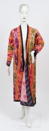 IKAT CAFTAN ROBE, CENTRAL ASIA