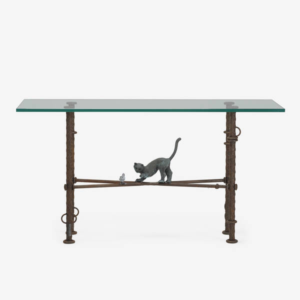 Ilana Goor. console table. c. 1980,
