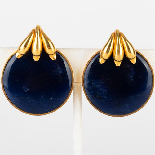 ILIAS LALAOUNIS PAIR OF SODALITE