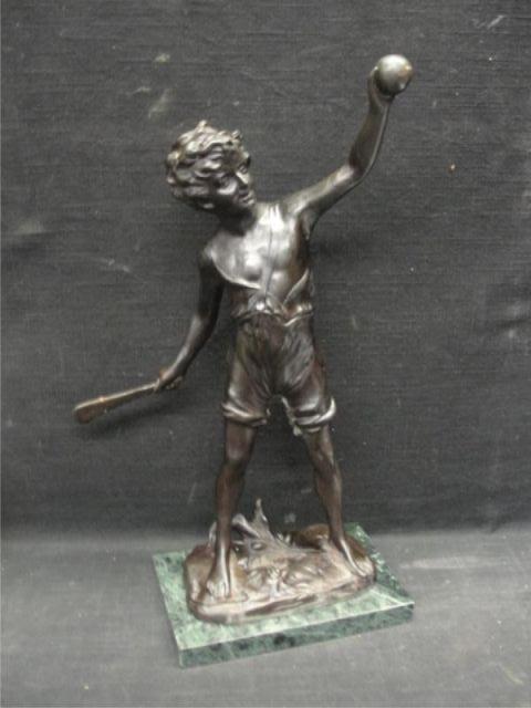 ILLEGIABLY Signed Bronze Boy