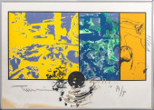 ILLEGIBLY SIGNED ABSTRACT COLO