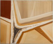 ILLEGIBLY SIGNED ABSTRACT OIL