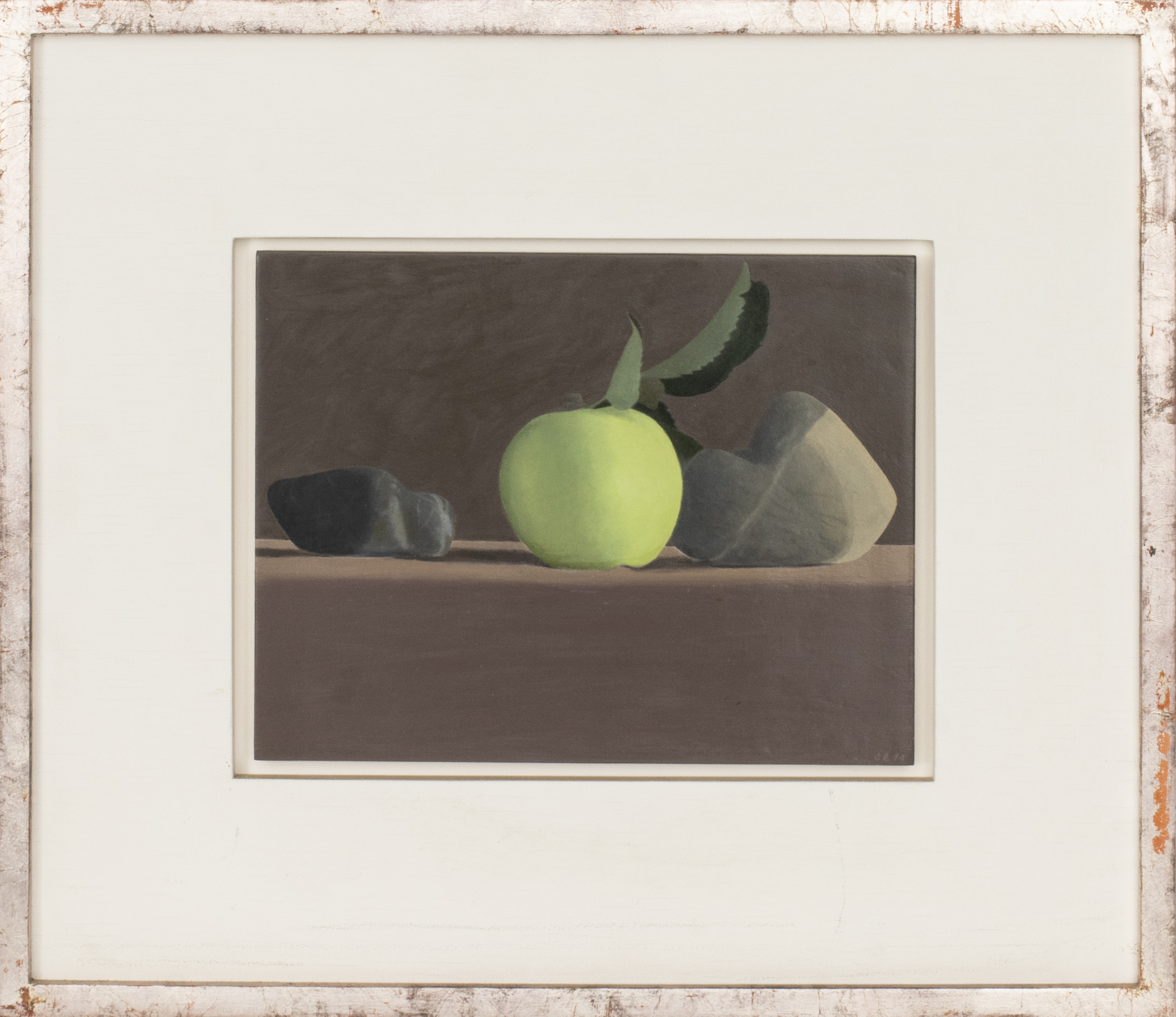 ILLEGIBLY SIGNED APPLE STILL LIFE