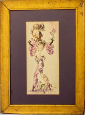 ILLEGIBLY SIGNED ART DECO LITH