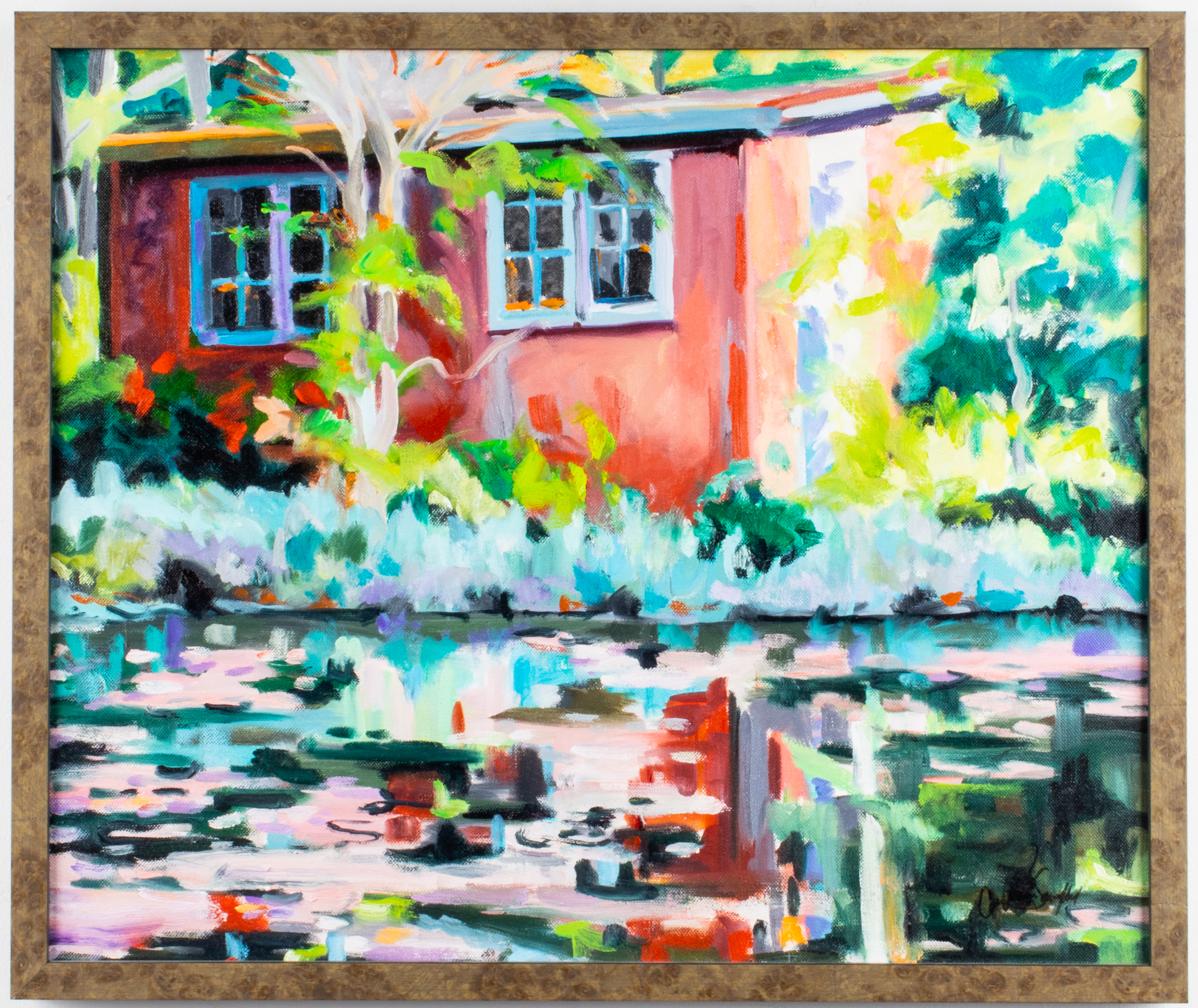 ILLEGIBLY SIGNED, "HOUSE IN THE
