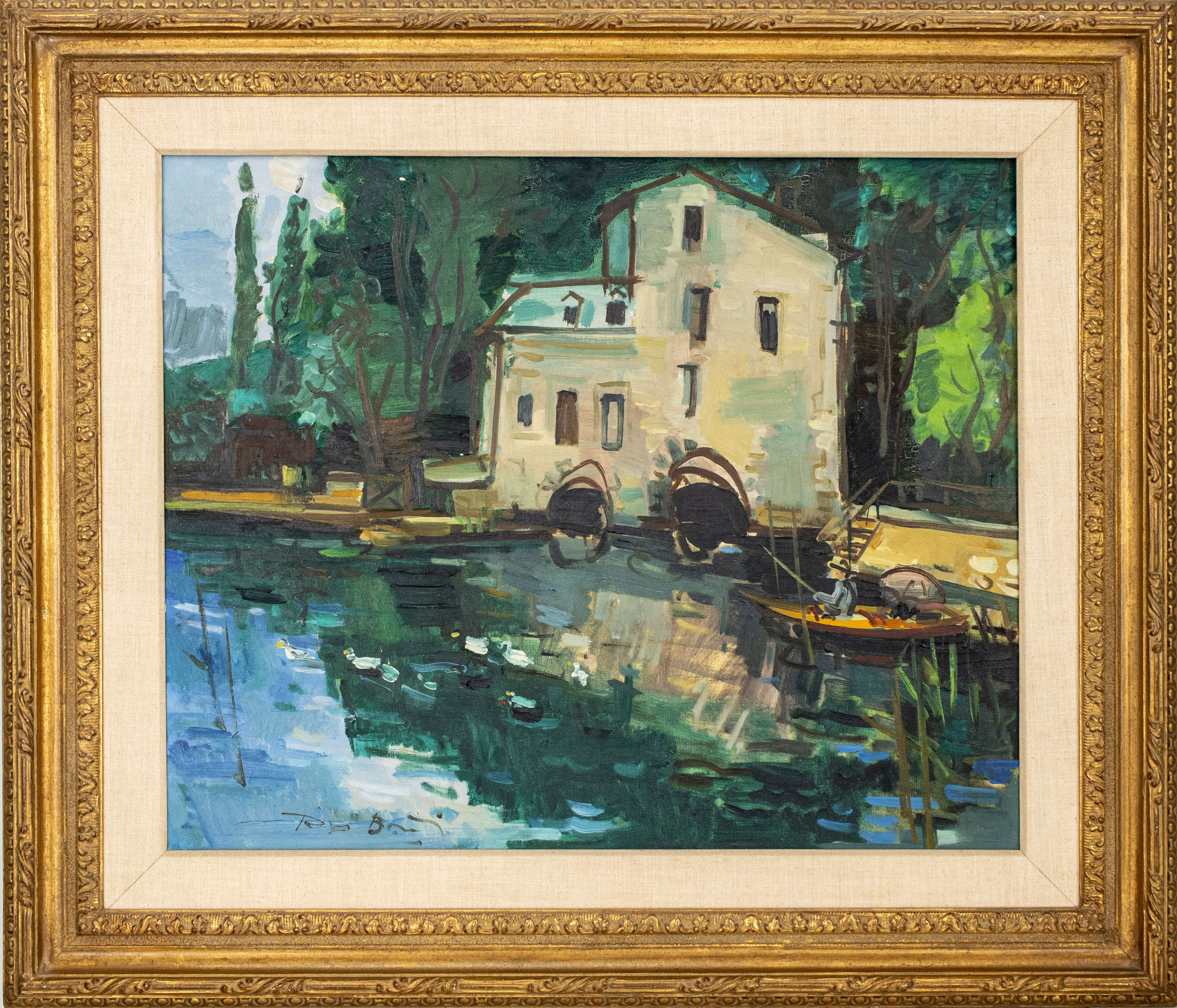 ILLEGIBLY SIGNED IMPRESSIONIST