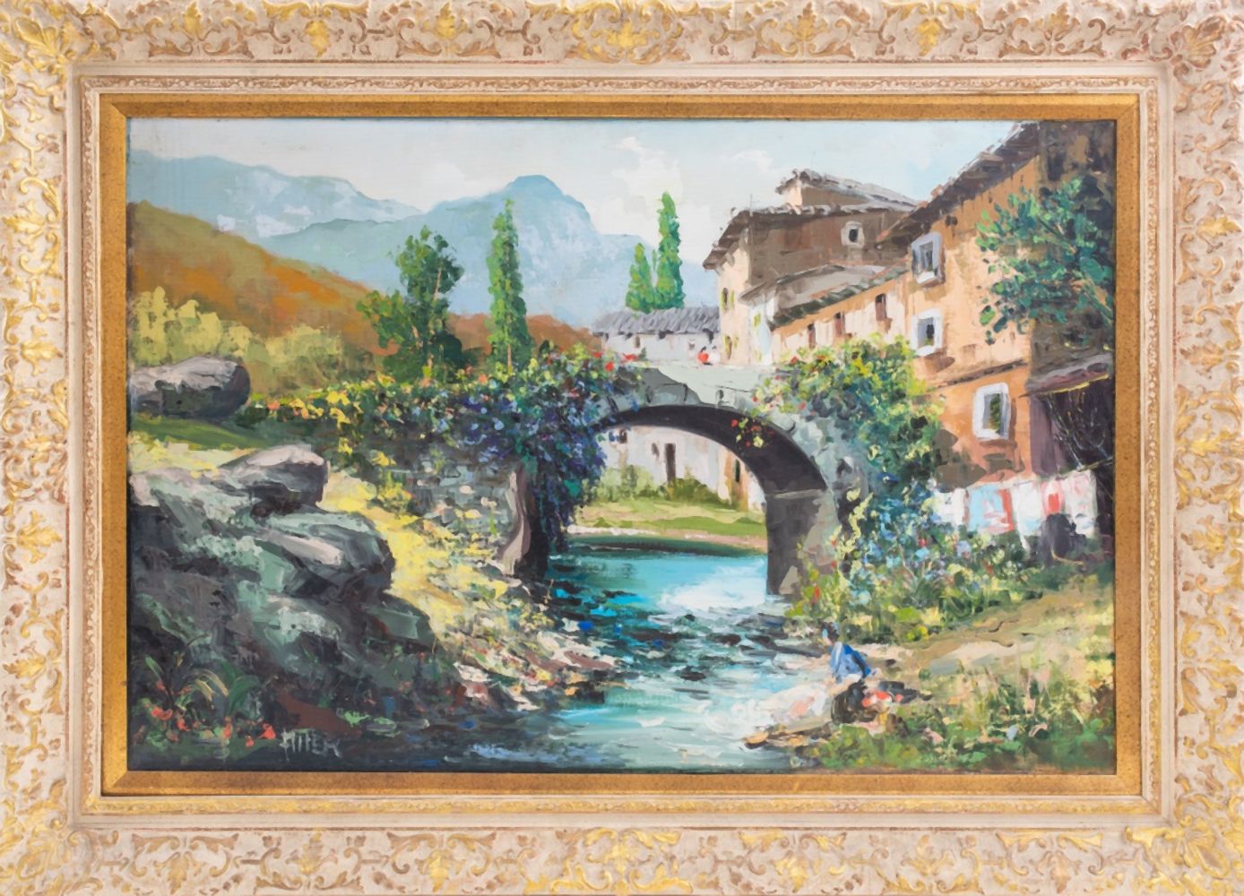 ILLEGIBLY SIGNED IMPRESSIONISTIC