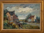 ILLEGIBLY SIGNED 'LANDSCAPE' O