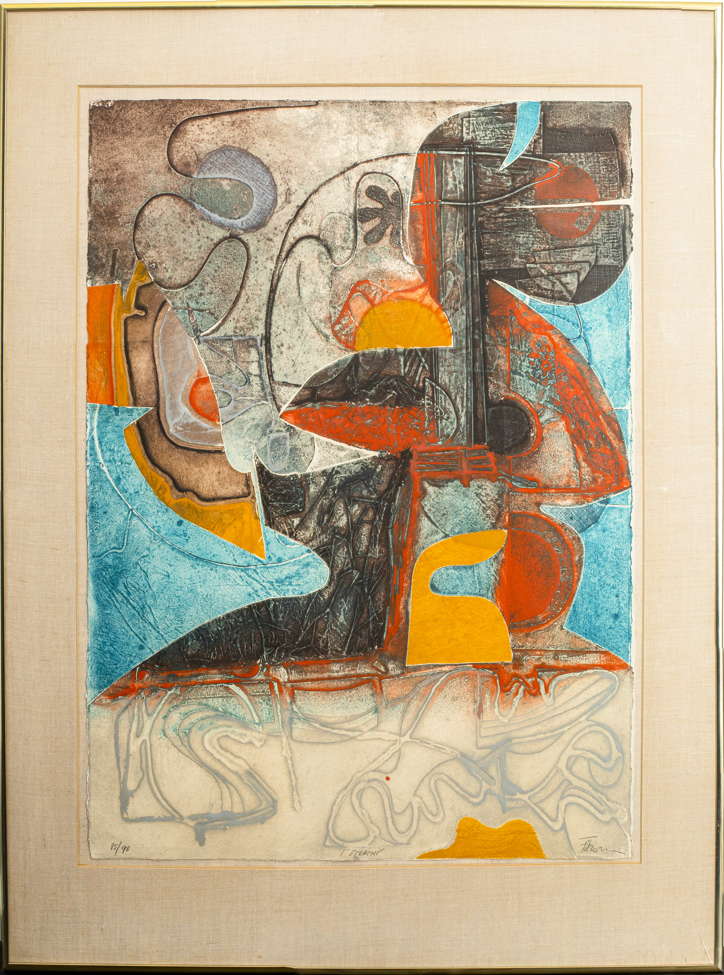ILLEGIBLY SIGNED "L'ECORCHE"