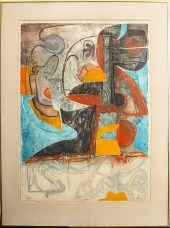 ILLEGIBLY SIGNED "L'ECORCHE" C