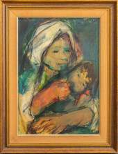 ILLEGIBLY SIGNED MOTHER AND CH
