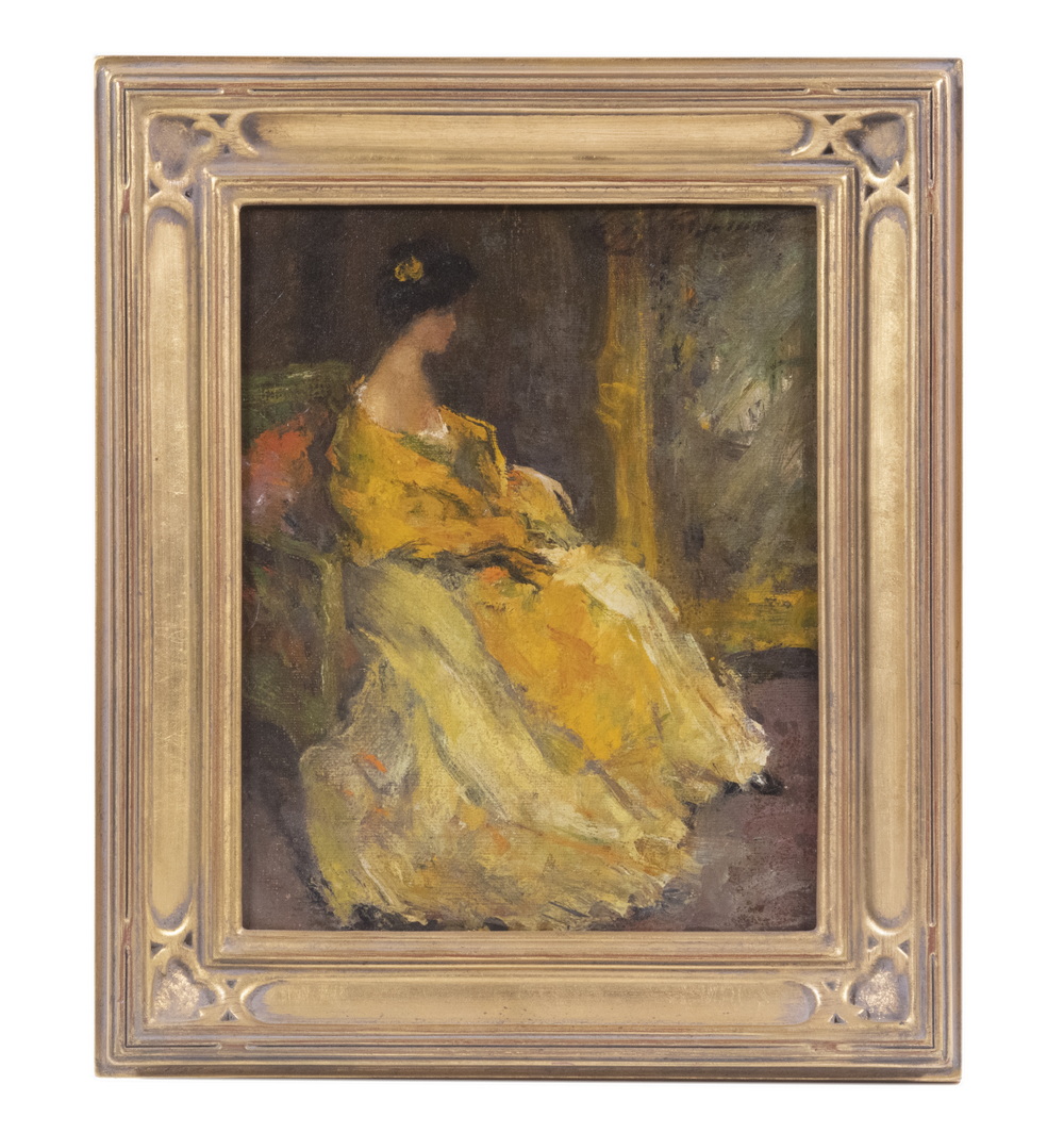 ILLEGIBLY SIGNED PORTRAIT