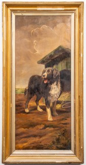 ILLEGIBLY SIGNED "PORTRAIT OF