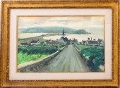 ILLEGIBLY SIGNED SEASCAPE WATE