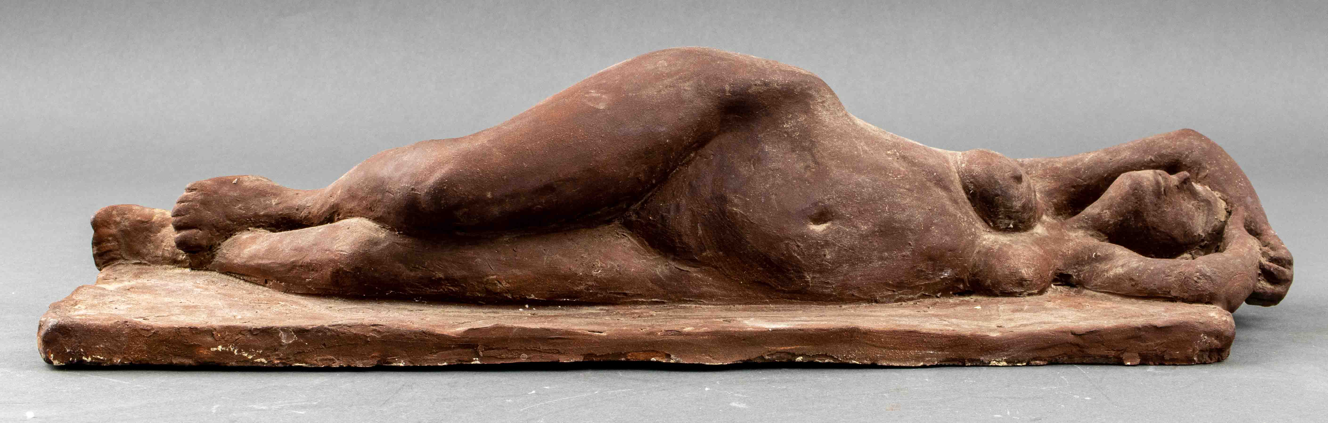ILLEGIBLY SIGNED TERRACOTTA