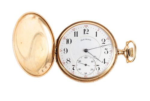 "ILLINOIS" 14K GOLD POCKET