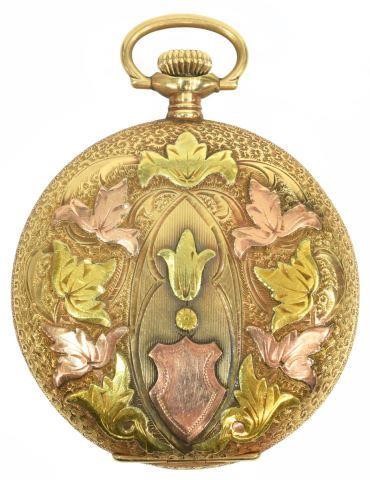 ILLINOIS 14KT GOLD FANCY CASE 19J