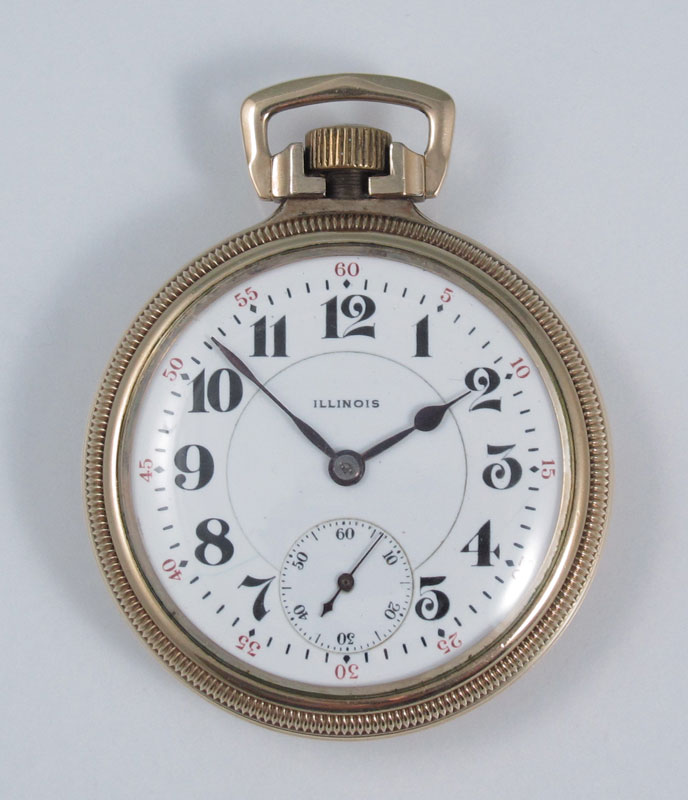 ILLINOIS RAILROAD POCKET WATCH: