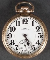 Illinois Watch Co. 10K gold fi