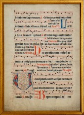 ILLUMINATED ANTIPHON MANUSCRIP