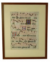 ILLUMINATED ANTIPHONAL MUSIC S