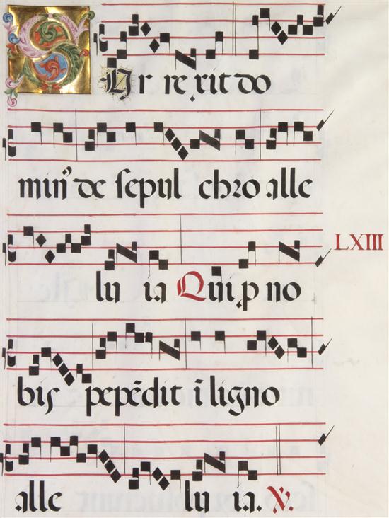 * (ILLUMINATED MANUSCRIPT