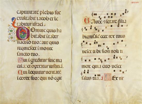 * (ILLUMINATED MANUSCRIPT