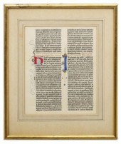 ILLUMINATED MANUSCRIPT BLACKLE