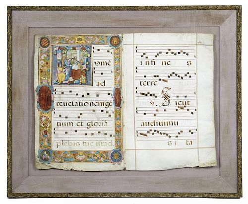 ILLUMINATED MANUSCRIPT, C