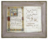 ILLUMINATED MANUSCRIPT, C 1400