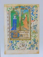ILLUMINATED MANUSCRIPT CRUCIFI