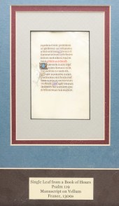 ILLUMINATED MANUSCRIPT FROM BO