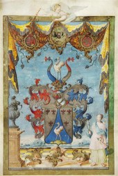(ILLUMINATED MANUSCRIPT HERALD
