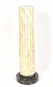 ILLUMINATED MARBLE DISPLAY PED