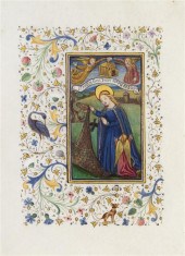 * (ILLUMINATED MINIATURE) A pa